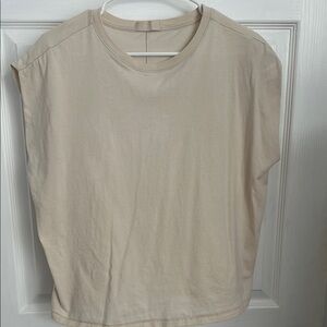 nuuds Cream Muscle Tee